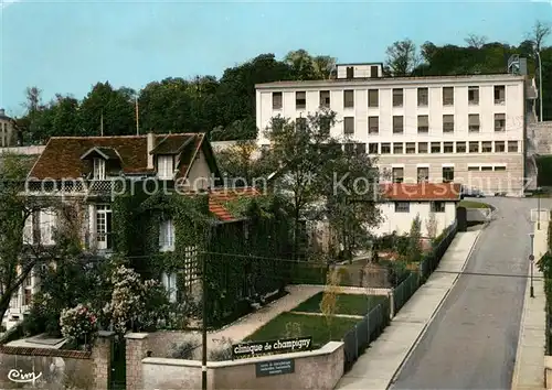 AK / Ansichtskarte Champigny sur Marne Rue Mussel Burgh Clinique de Champigny Champigny sur Marne