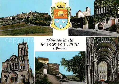 AK / Ansichtskarte Vezelay Eglise Saint Bernard Chateau Panorama Vezelay