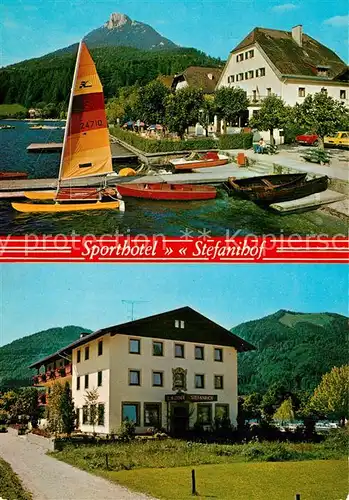 AK / Ansichtskarte Fuschl_See_Salzkammergut Sporthotel Leitner Stefanihof Fuschl_See_Salzkammergut