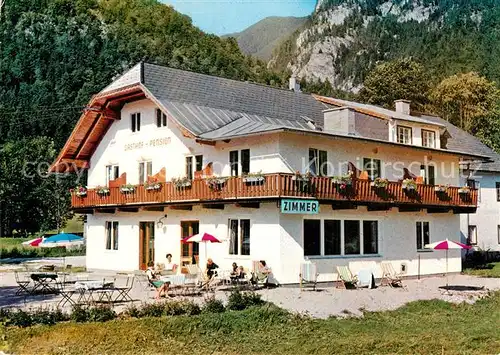 AK / Ansichtskarte Russbach_St_Wolfgang Gasthaus Pension Branntweinhaeusl Russbach_St_Wolfgang
