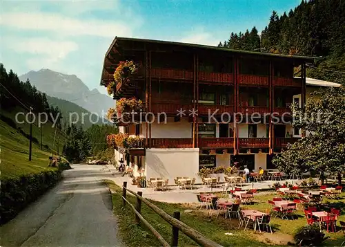 AK / Ansichtskarte Mayrhofen_Zillertal Alpengasthof Zillergrund Mayrhofen_Zillertal
