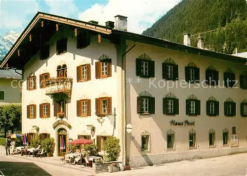 AK / Ansichtskarte Mayrhofen_Zillertal Hotel Cafe Restaurant Neue Post Mayrhofen_Zillertal