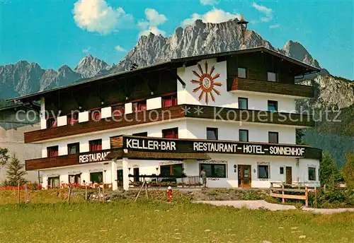 AK / Ansichtskarte St_Johann_Tirol Restaurant Hotel Sonnenhof St_Johann_Tirol