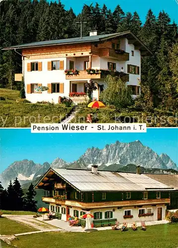 AK / Ansichtskarte St_Johann_Tirol Pension Wieser St_Johann_Tirol