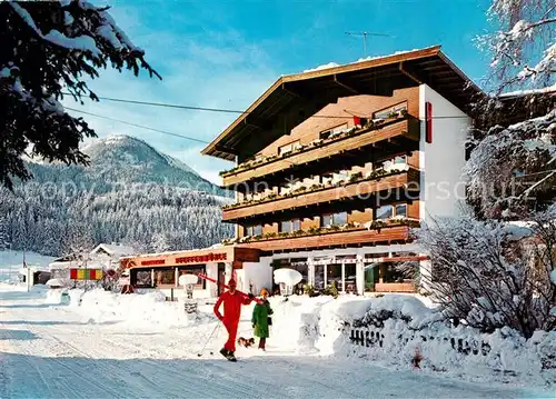 AK / Ansichtskarte Kirchberg_Tirol Sporthotel Alexander Restaurant Pfeffermuehle Winter Kirchberg Tirol