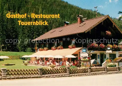 AK / Ansichtskarte Flachau Gasthof Restaurant Pension Tauernblick Flachau