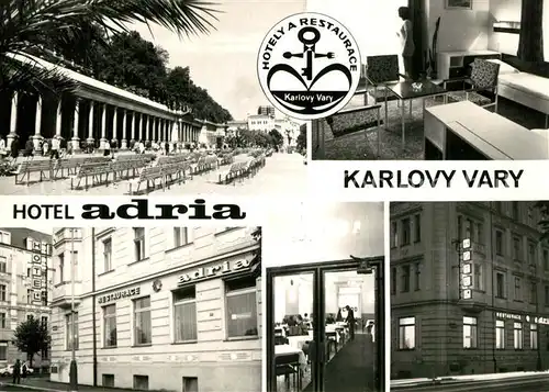 AK / Ansichtskarte Karlovy_Vary Hotel Adria Karlovy Vary