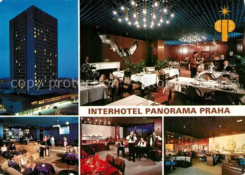 AK / Ansichtskarte Prag_Prahy_Prague Interhotel Panorama Prag_Prahy_Prague
