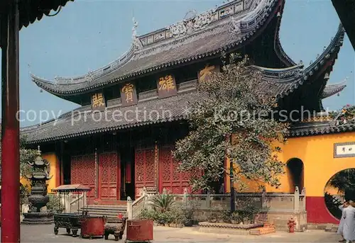 AK / Ansichtskarte Shanghai Hall of Great Hero Temple of The Jade Buddha Shanghai