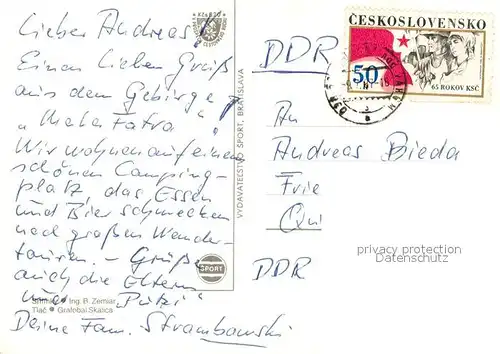 AK / Ansichtskarte Turany Camping Turany