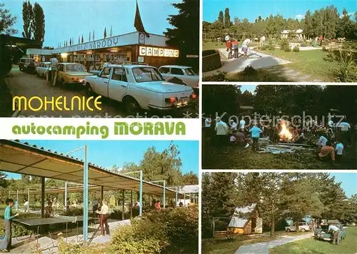 AK / Ansichtskarte Mohelnice Camping Morava Minigolf Mohelnice
