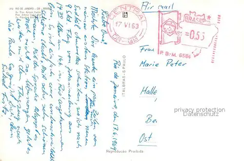 AK / Ansichtskarte Rio_de_Janeiro Av. Pr?sident Antonio Carlos Rio_de_Janeiro