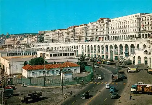 AK / Ansichtskarte Alger_Algerien Fishing Voults an Avenues Alger Algerien