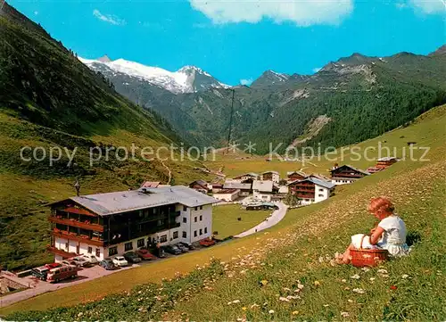 AK / Ansichtskarte Hintertux_Zillertal Hotel Alpenhof Paorama Olperer Hintertux_Zillertal