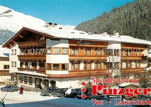 AK / Ansichtskarte Lanersbach Sportpension Pinziger Winter Lanersbach