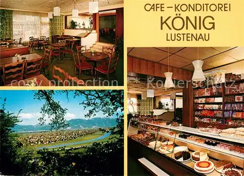 AK / Ansichtskarte Lustenau Cafe Konditorei Koenig Lustenau