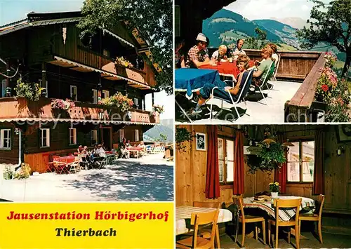 AK / Ansichtskarte Thierbach_Wildschoenau Jausenstatio Hoerbigerhof Thierbach Wildschoenau