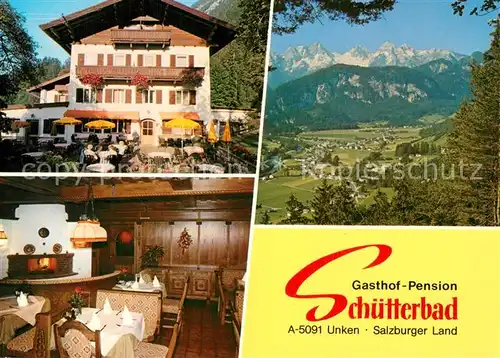 AK / Ansichtskarte Unken Gasthof Pension Schuetterbad Unken