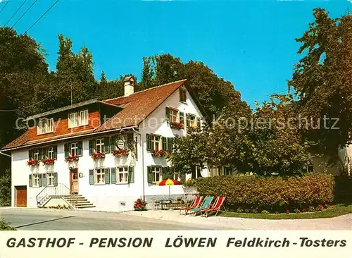 AK / Ansichtskarte Feldkirch_Vorarlberg Tosters Gasthof Pension Loewen Feldkirch Vorarlberg