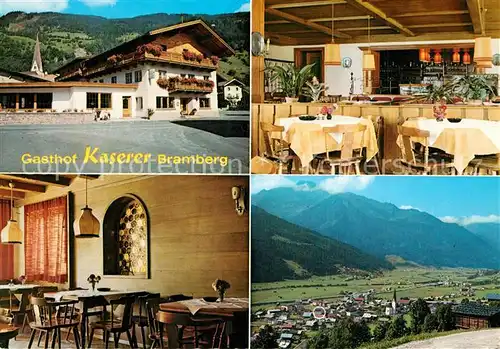 AK / Ansichtskarte Bramberg_Wildkogel Gasthof Pension Kaserer Panorama Bramberg Wildkogel