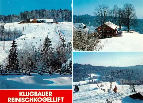 AK / Ansichtskarte St_Stefan_Lavanttal Gasthof Pension Klugbauer Reinischkogellift St_Stefan_Lavanttal