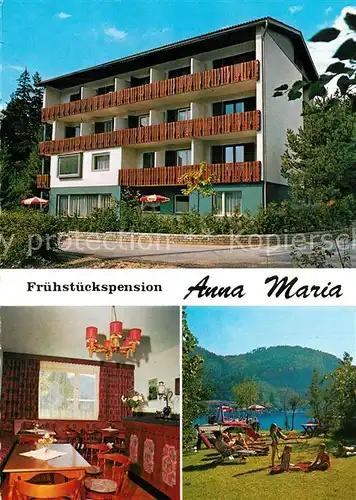 AK / Ansichtskarte St_Kanzian_Klopeiner_See Fruehstueckspension Anna Maria St_Kanzian_Klopeiner_See