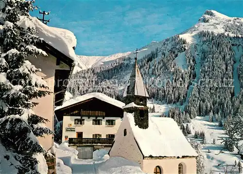 AK / Ansichtskarte Nesselwaengle_Tirol Rauth Winterpanorama Kirche Nesselwaengle_Tirol