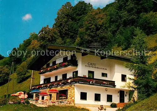 AK / Ansichtskarte Hinterglemm_Saalbach Cafe Hinterklemm Haus Bernhard Hinterglemm_Saalbach