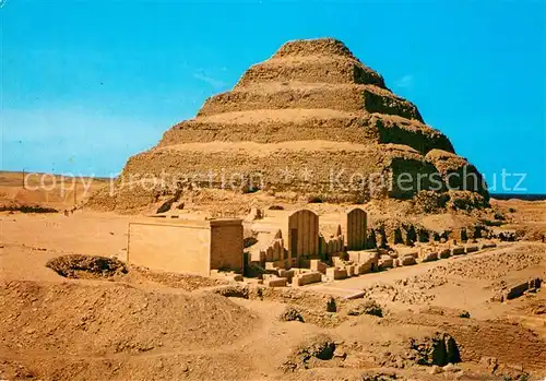 AK / Ansichtskarte Sakkara_Saqqarah King Zosers Step Pyramid Sakkara Saqqarah