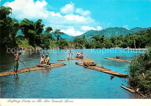 AK / Ansichtskarte Jamaica_Jamaica Rafting on the Rio Grande River Jamaica Jamaica