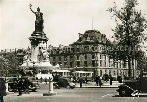AK / Ansichtskarte Paris Place de la Republique Paris