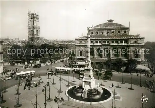 AK / Ansichtskarte Paris Place du Chatelet et la Tour St Jacques Paris