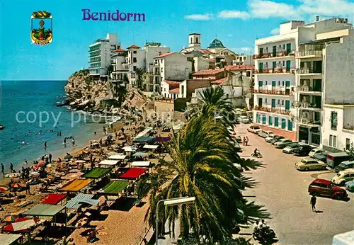 AK / Ansichtskarte Benidorm Strand Schloss Benidorm