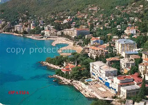 AK / Ansichtskarte Opatija_Istrien Fliegeraufnahme Opatija_Istrien