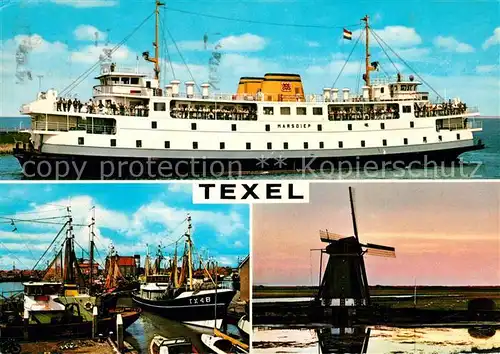 AK / Ansichtskarte Texel Hafen Windm?hle Texel