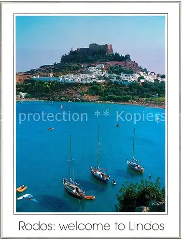 AK / Ansichtskarte Lindos_Lindo  Lindos Lindo