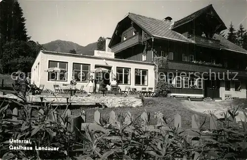 AK / Ansichtskarte Untertal Gasthaus Landauer Untertal