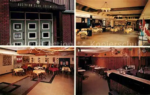 AK / Ansichtskarte Toronto_Canada Austrian Club Edelweiss Restaurant Toronto Canada