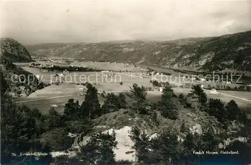 AK / Ansichtskarte Kvinesdal Panorama 