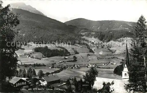 AK / Ansichtskarte Steinach_Brenner_Tirol Landschaftspanorama Alpen Kirche Steinach_Brenner_Tirol