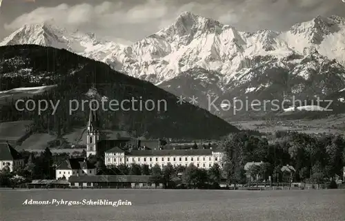 AK / Ansichtskarte Admont_Steiermark Kloster Pyhrgas Scheiblingstein Ennstaler Alpen Admont_Steiermark