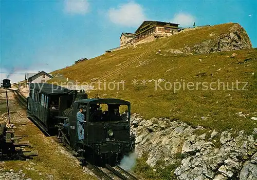 AK / Ansichtskarte Schafberg_Salzkammergut Gipfelhaus Aussichtsberg Zahnradbad Schafberg Salzkammergut