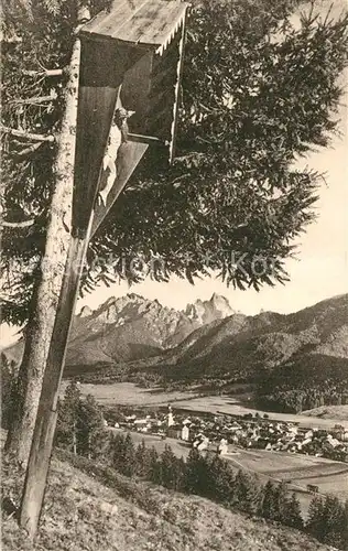 AK / Ansichtskarte Niederdorf_Villabassa Motiv mit Dolomiten Niederdorf_Villabassa