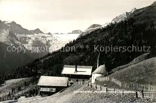 AK / Ansichtskarte Sellraintal Alpengasthof Praxmar Sellraintal