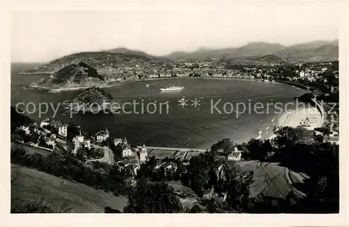 AK / Ansichtskarte San_Sebastian_de_Garabandal Vista desde el Monte Igueldo San_Sebastian