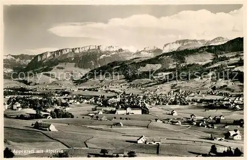 AK / Ansichtskarte Appenzell_IR mit Alpstein Appenzell IR