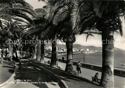 AK / Ansichtskarte San_Remo Giardini di Corao Imperatrice San_Remo