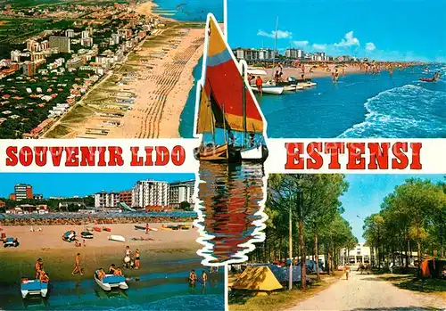 AK / Ansichtskarte Estensi Strand Allee Estensi