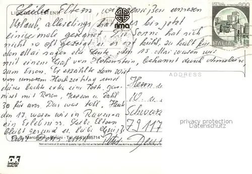 AK / Ansichtskarte Estensi Strand Allee Estensi