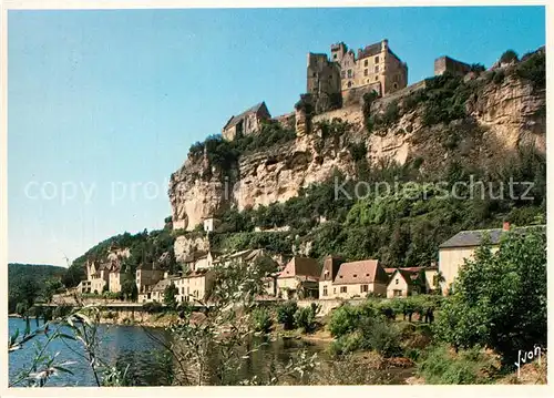 AK / Ansichtskarte Beynac et Cazenac Le Chateau Village au bord Beynac et Cazenac